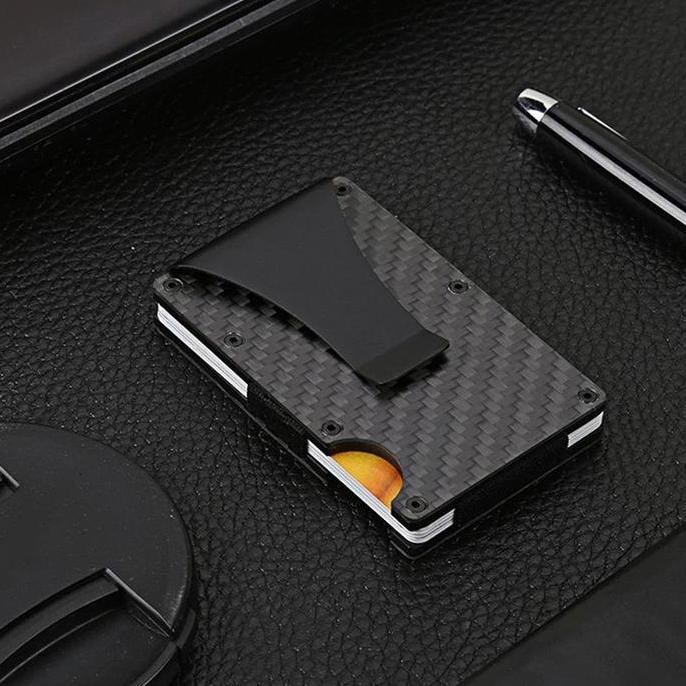 

PROMO Dompet Kartu Kredit Credit Card Holder anti RFID With Money Clip