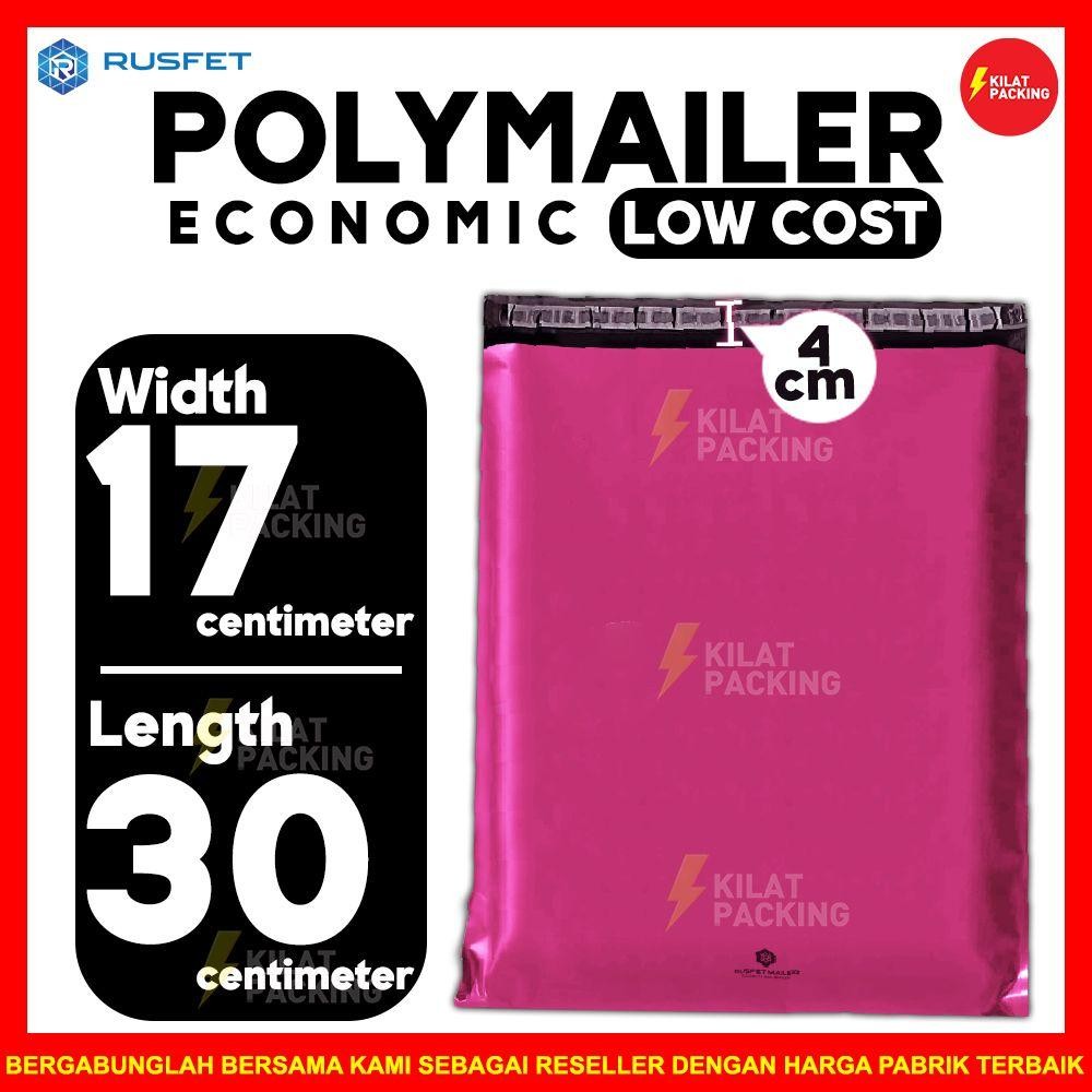

Amplop Plastik Packing Kado Polymailer Warna Pink Pack Low Cost 17X30