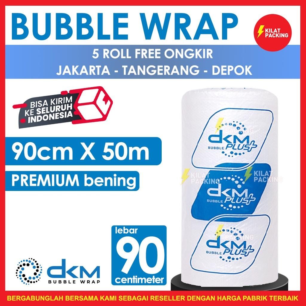 

Bubble Wrap Bening 90Cm X 50M Tebal Plastik Bubblewrap Roll