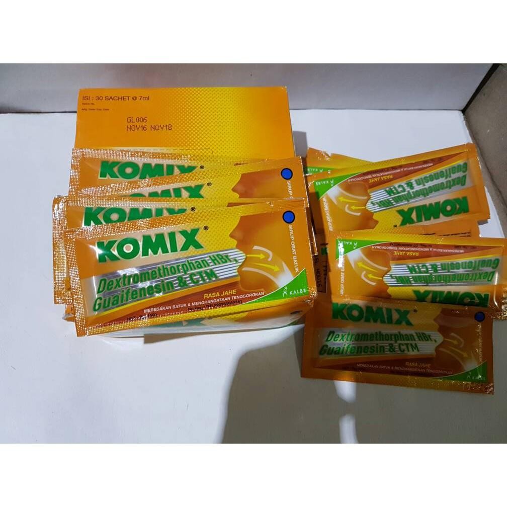 

Komix Rasa Jahe Sachet 5 Ml Per Sachet