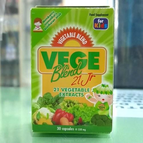 

Vege Blend 21Jr Isi 30 Kapsul (Suplemen Kesehatan Untuk Anak)