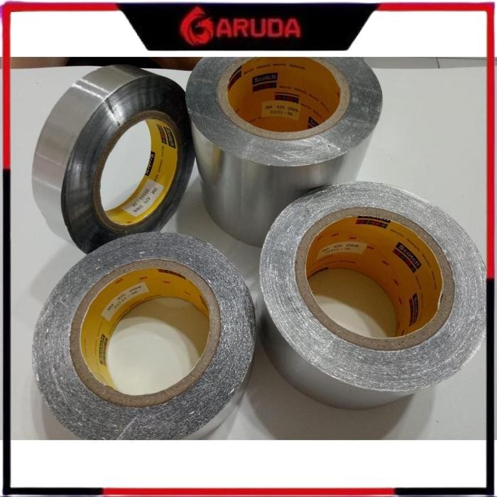 

BARU 3M ALUMUNIUM TAPE 425 UKURAN 3" X 60 YARD