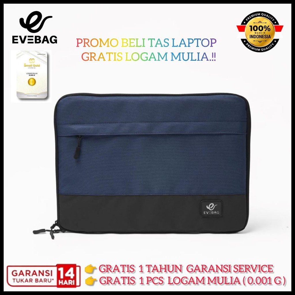 EVEBAG LV TAS LAPTOP SOFTCASE SLEEVE COVER PELINDUNG SARUNG CASE LAPTOP NOTEBOOK KOMPUTER TABLET