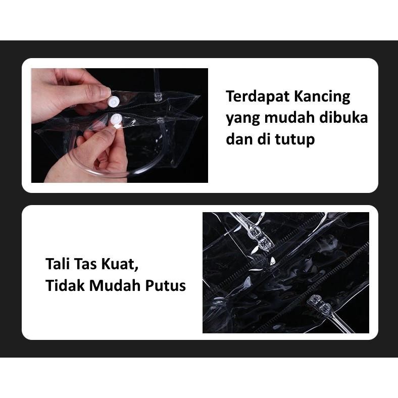 

Tas Goodie Gift Bag Pvc Plastik Transparan Mika Polos Kantong Mika Hampers Hadiah Souvenir Kado Ulang Tahun Pernikahan Acara Spesial Transpan Bening Clear Display Small Plastic Bag Mini Bags Handle Cosmetic Bag Multi Size Kecil Besar