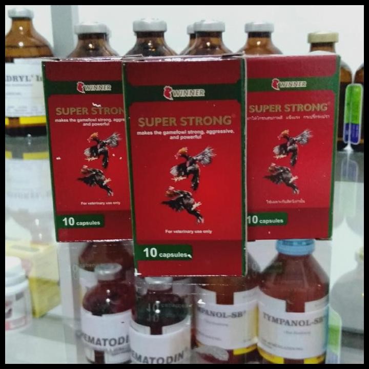 Super Strong Vitamin Penambah Stamina, Tenaga, Nafas Kuat Agresif Ayam