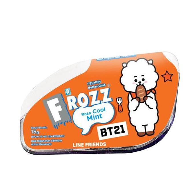 

}}}}}}] Permen Frozz Mint 15 GR Series BT21 Candy