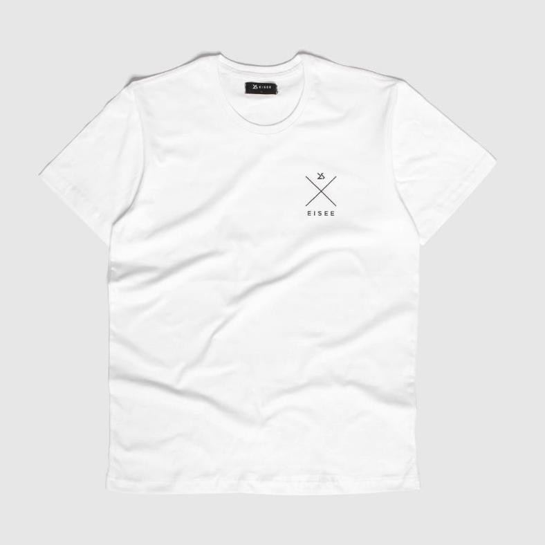 Promo Kaos Baju Eisee Putih: Simple Eisee Unisex Premium Terbaik