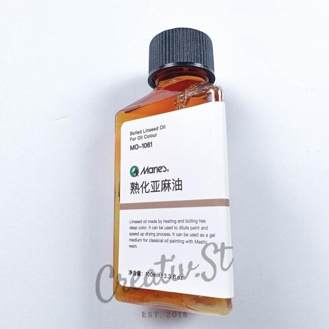 

Hot Promo !!! Maries Boiled Linseed Oil 100 Ml Cairan Pengencer Cat Minyak Mo-1061