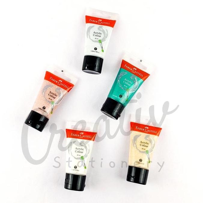 

Termurah !!! Faber Castell Faber-Castell Cat Akrilik Glitter 30 Ml Satuan Acrylic Paint Color Lukis