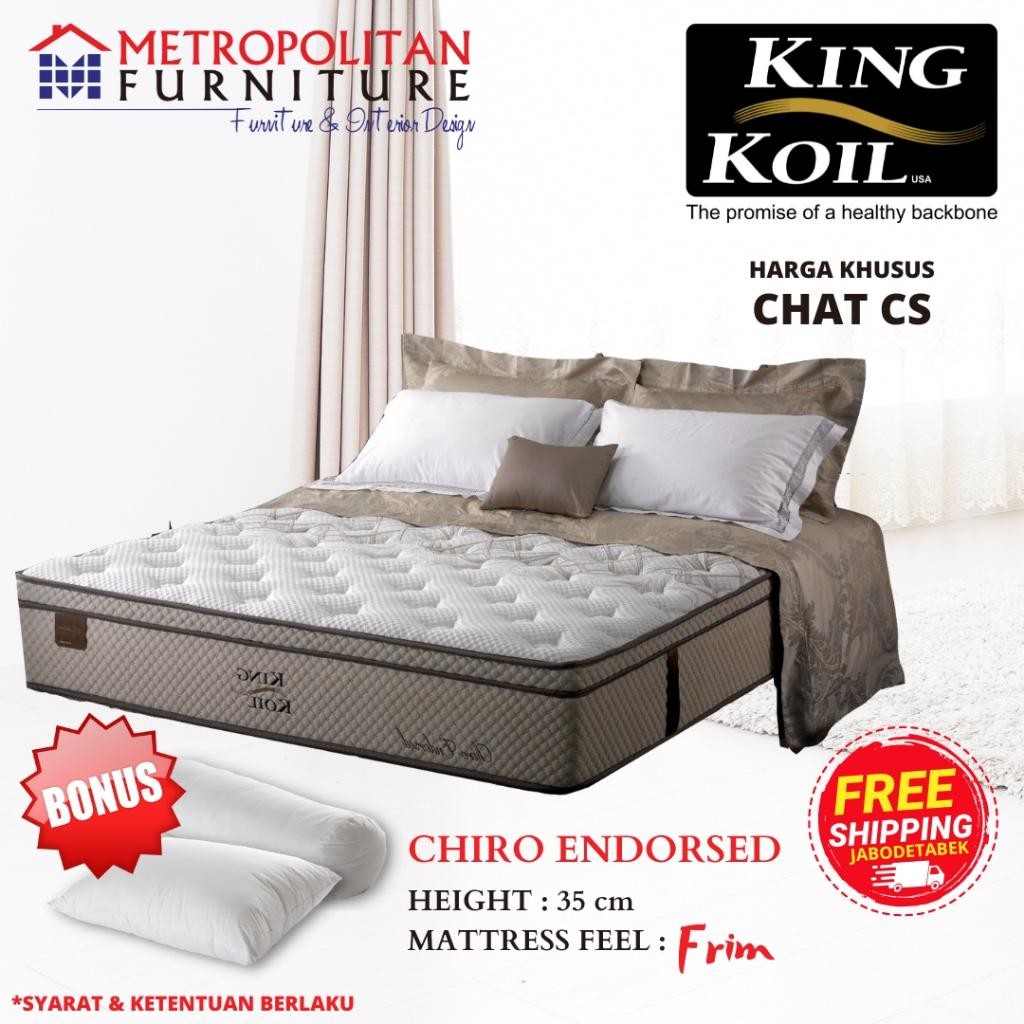 Kasur Springbed King Koil Chiro Endorsed / Spring Bed Matras