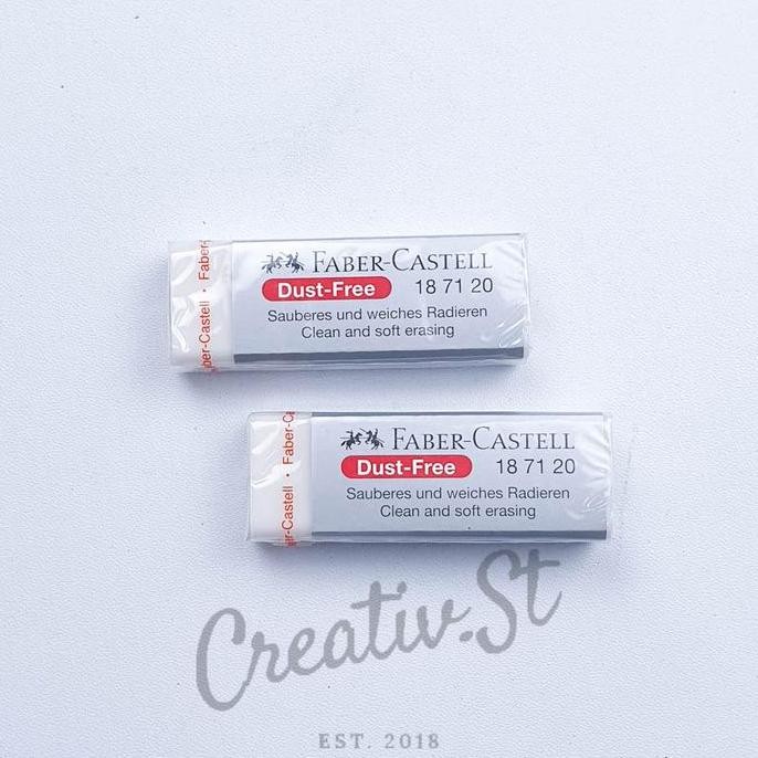 

Spot Barang !!! Faber Castell Faber-Castell Penghapus Jumbo Eraser B20 Putih Dust Free 7120