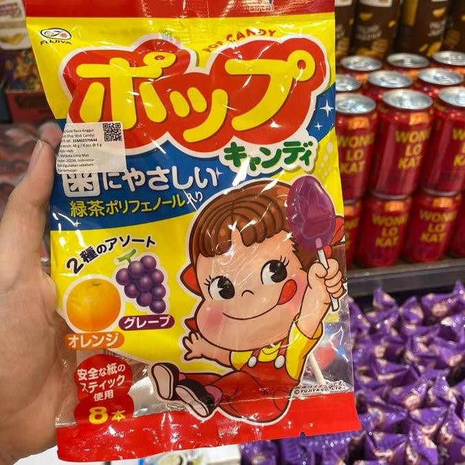 

>>>>>] Fujiya Pop Stick Candy Rasa Anggur dan Jeruk 48G