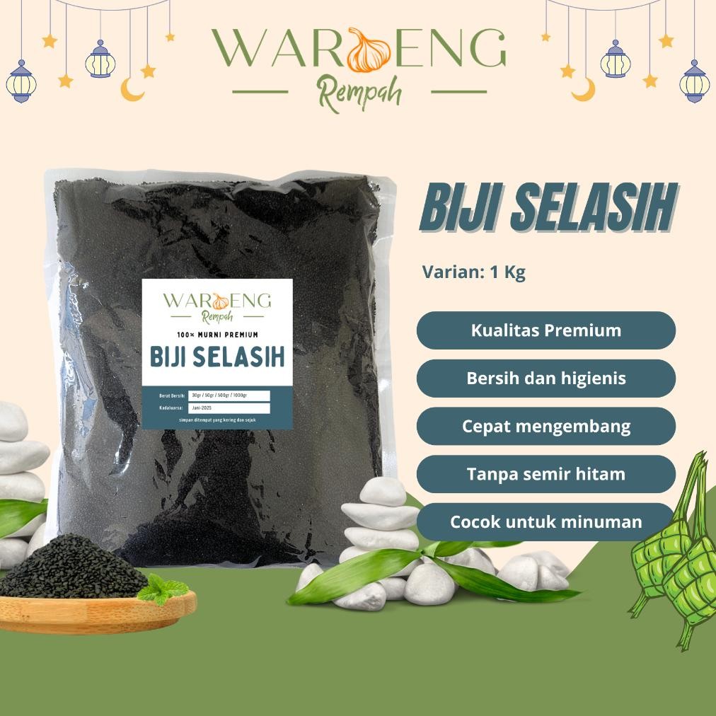 

Biji Selasih Super 1kg / Waroeng Rempah Murah - Rempah MSH