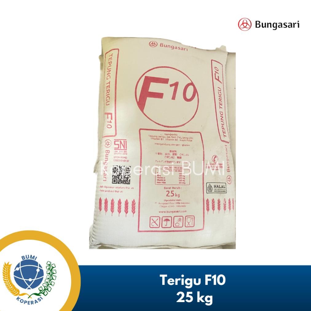 

READY STOCK Tepung Terigu Bungasari f10 25 Kg