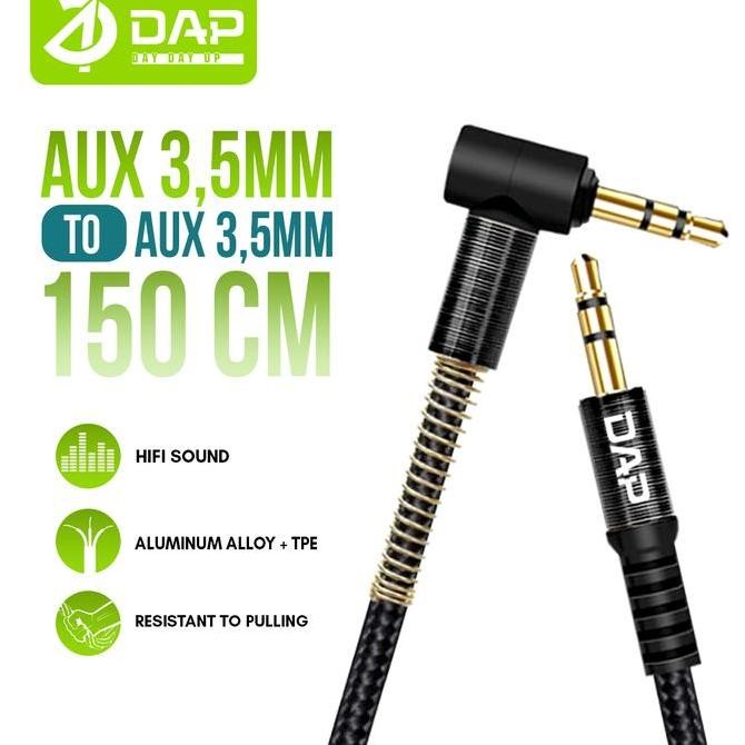 DAP Kabel Audio AUX 3.5mm Model L Gaming Series 150cm D-AU03  Accessories Audio Gold Plated AUX - Or