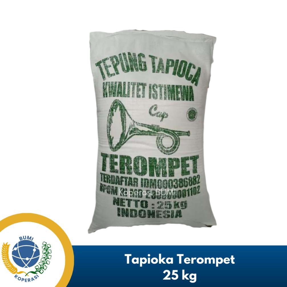 

READY STOCK Tepung tapioka Aci Terompet @25 Kg
