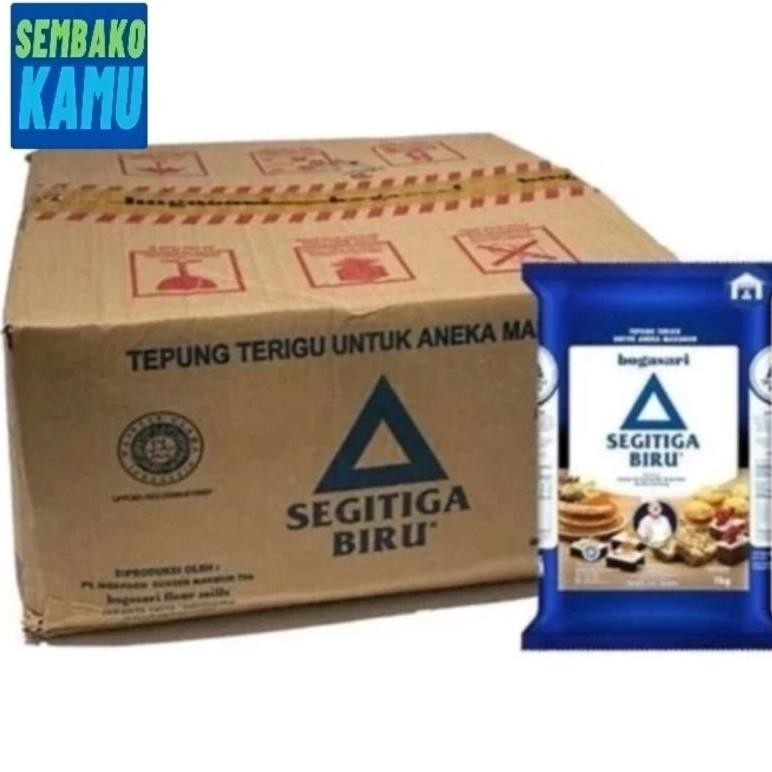

READY STOCK Tepung Terigu Segitiga Biru Premium 1 kg - 1 Dus Isi 12 pcs
