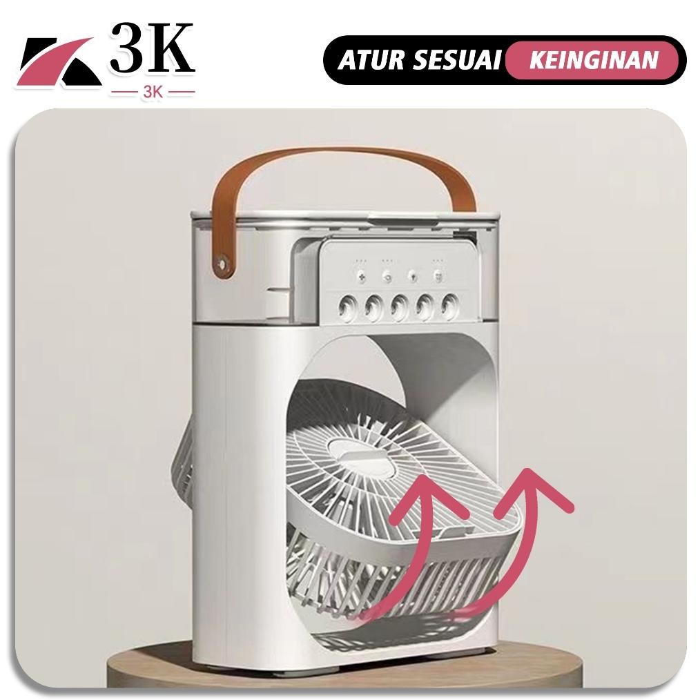 (3K Surabaya) Kipas AC Mini Pendingin Portable 600ML Tahan Lama / Air Cooler Fan Mini