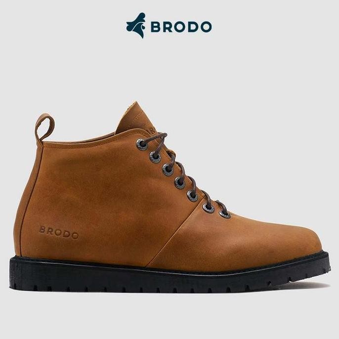 BRODO - Sepatu Signore Boots Vintage Brown