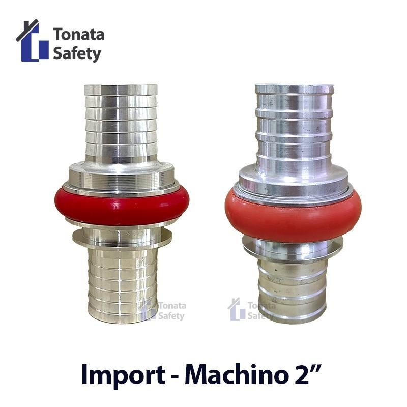 Coupling Machino Alumunium 2"