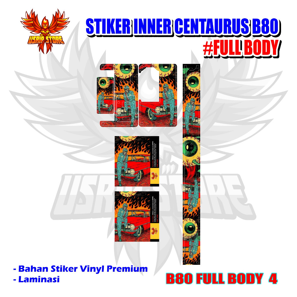 

Terlaris Stiker Centa B80 04 Stiker Garskin Premium Not Casing Bisa Custom *Promo*