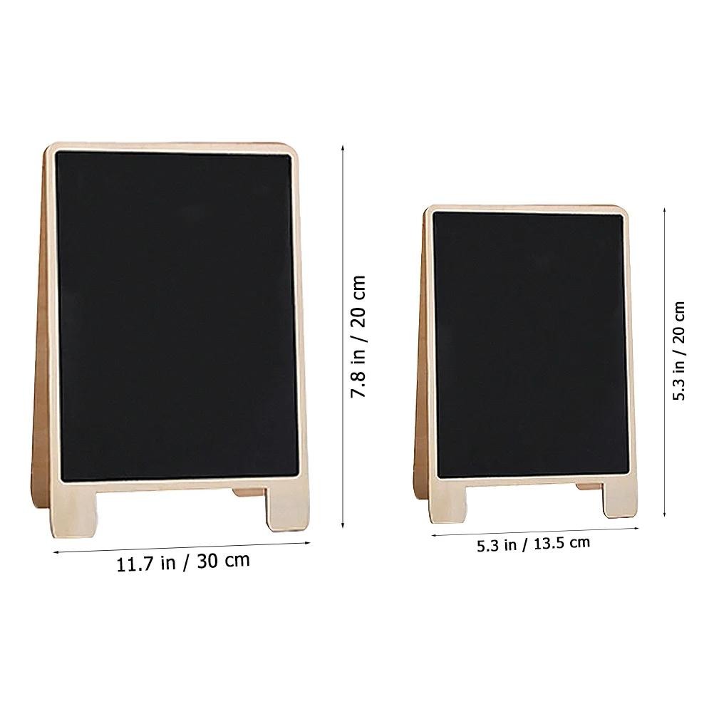 

30*20Cm Papan Tulis Kecil Kapur Papan Menu Berdiri Papan Tulis Tempel Papan Note Mini Chalkboard Papan Menu Aesthetic