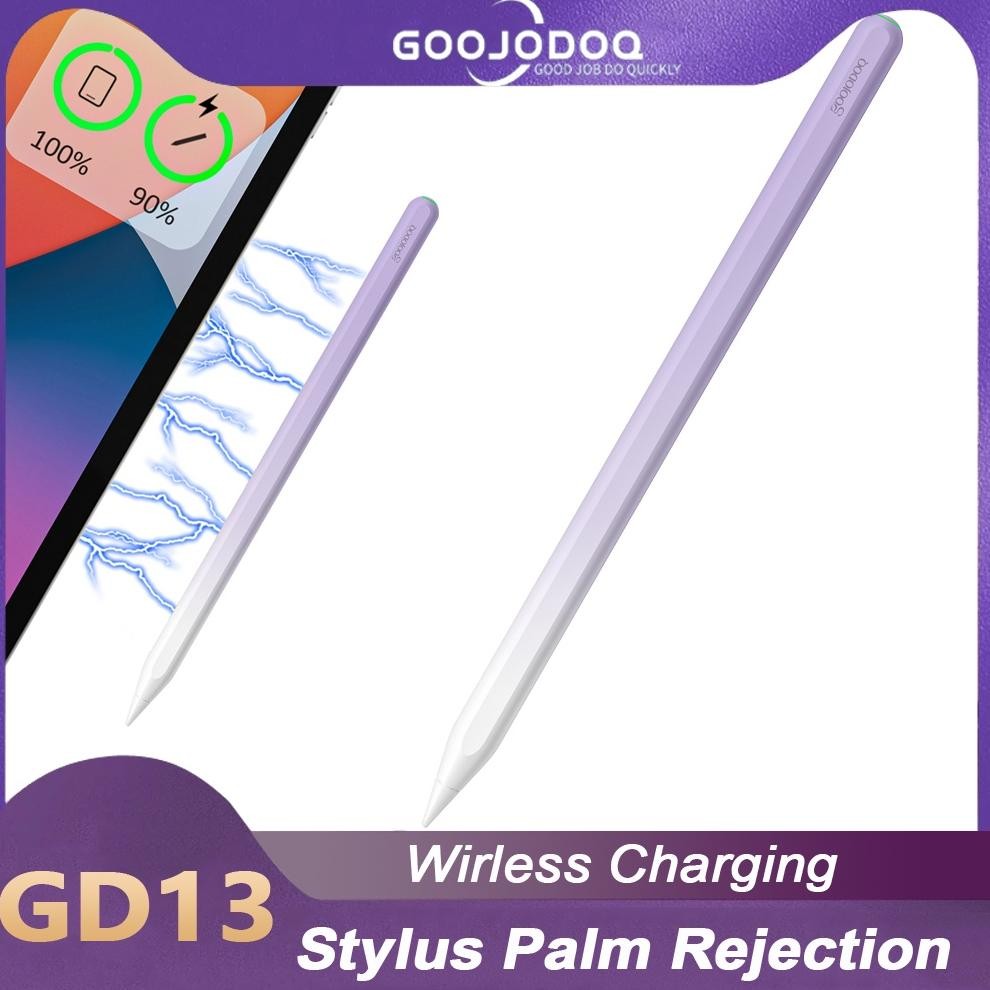 Goojodoq 13Th Gd13 Pencil Stylus Pencil For Ipad With Palm Rejection With Wireless Charger, Active P