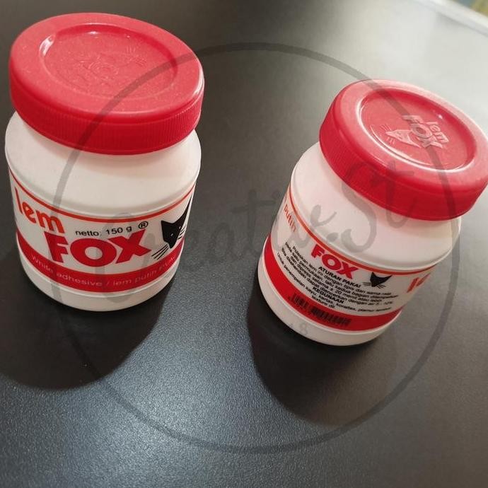

Terlaris !!! Fox Lem Cair Putih Botol Plastik 150Gr Kertas Kayu