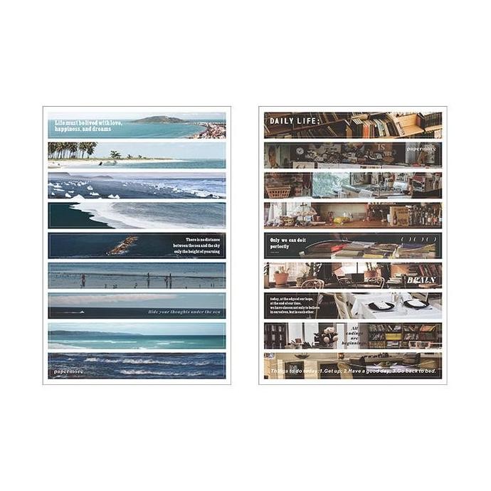 

New Collection !!! [Creativ] Daily Life Panorama Diary Deco Stickers