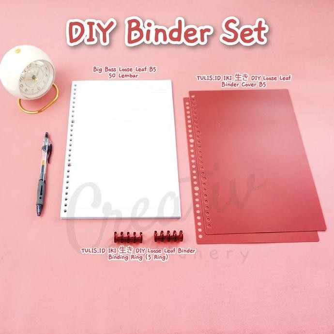 

Terlaris !!! Creativ Colormatch B5 Diy Binder Loose Leaf Color Theme 26 Ring