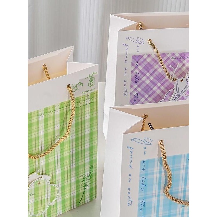 

New Arrival !!! Joytop Paper Bag Gift Bag Garis Kotak Huaxu Small Large Jt-000555 [Creativ]