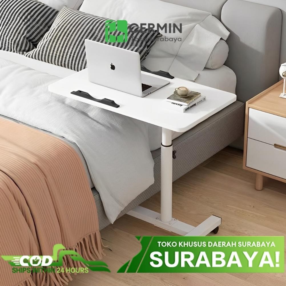 Meja Laptop Roda Meja Laptop Adjustable Meja Kerja Portable Meja Laptop LesehanMeja Laptop Lesehan