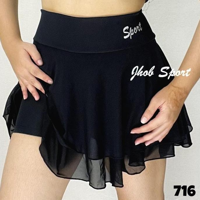 JHOB SPORT Tennis Mini Skirt JUMBO/Rok Belly Dance/Sport Mini Skirt/Rok Mini Olahraga Wanita/Rok Cel