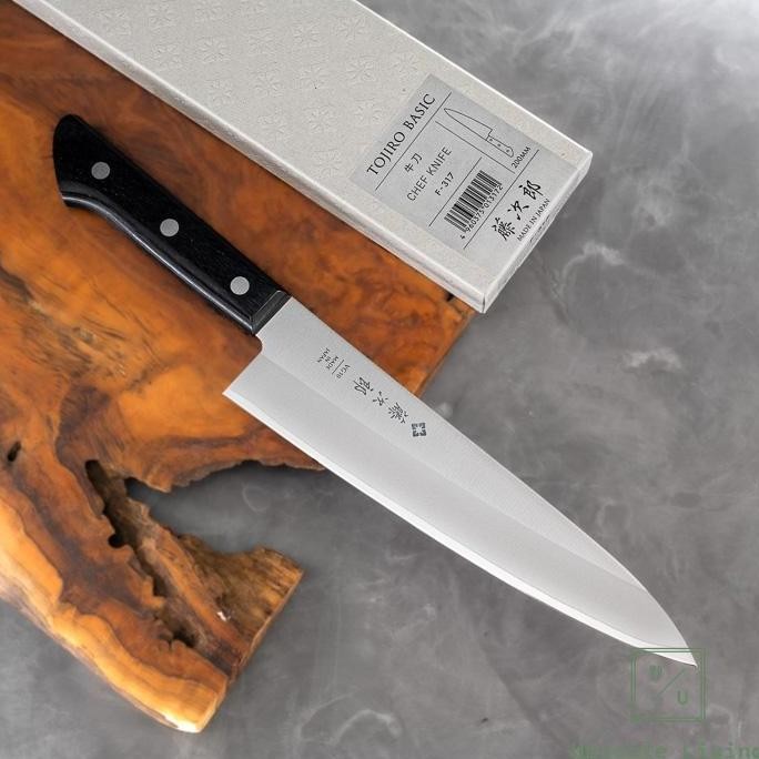 

Terlaris Pisau Jepang Japanese Knife Tojiro Basic 3 Layered By Vg10 Chef Knife 200Mm