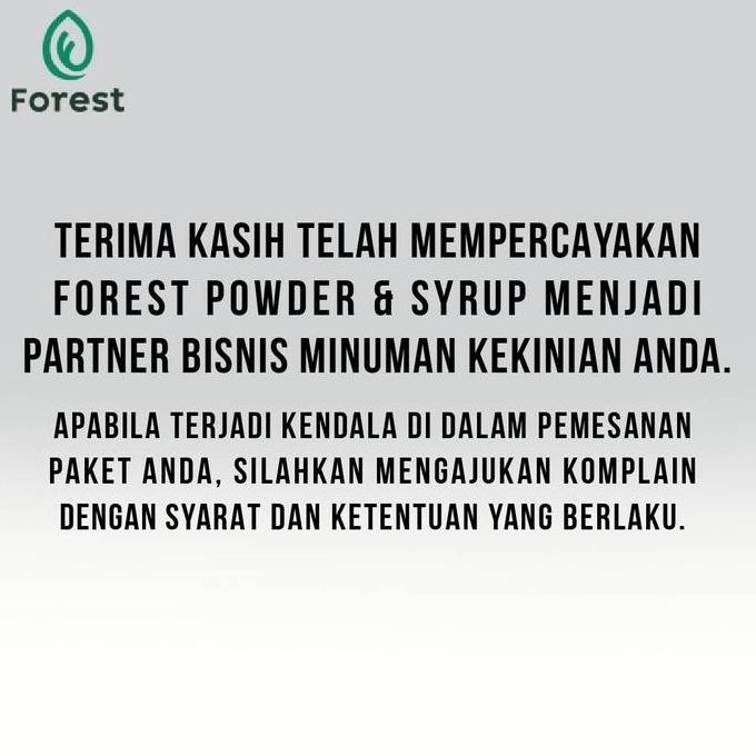 

Bubuk Minuman Buah Mango Powder - Forest Bubble Drink Terlaris