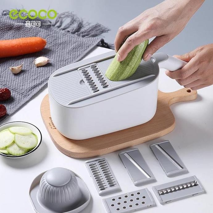 

Terlaris Parutan Ecoco / Ecoco Multifunctional Vegetable Cutter Fruit Slicer Grater E1909