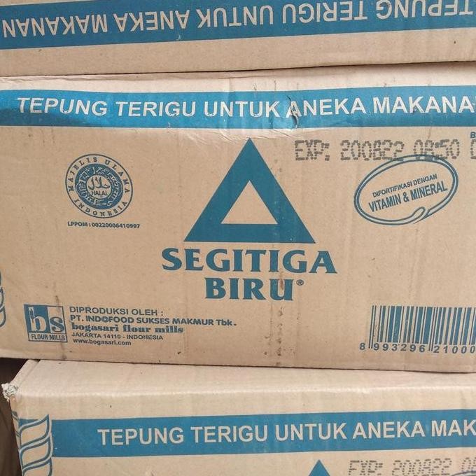 

Murah Tepung Terigu Cap Segitiga Biru 1 Dus / 1 Karton 12 Kg Isi 12 Pcs 1 Kg