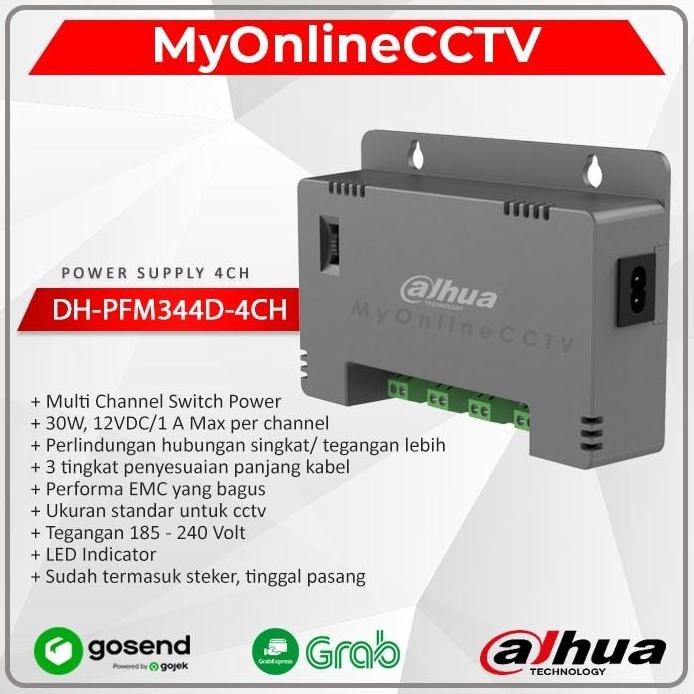 

Terlaris Dh-Pfm344D-4Ch-En Dahua Adaptor Cctv Power Supply 12V 4Ch