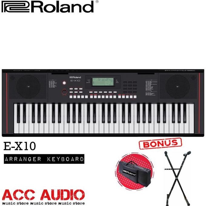 Alat Musik Keyboard Roland E-X10 / Ex10 / Ex 10 Paket