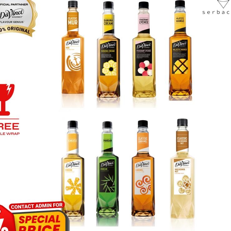 

Davinci Yrup All Flavour 750 Ml