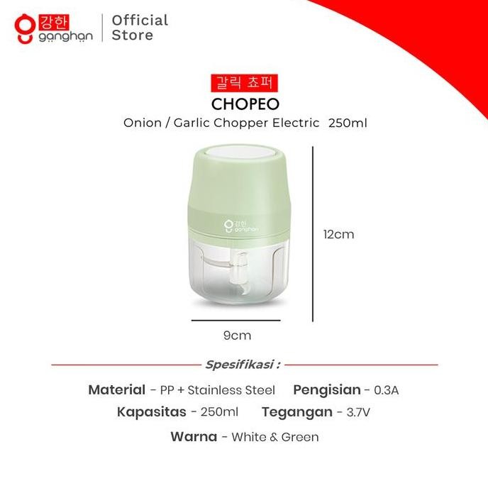 

Terlaris Ganghan Gilingan Bawang Wireless | Chopeo Onion Chopper Electric 250Ml