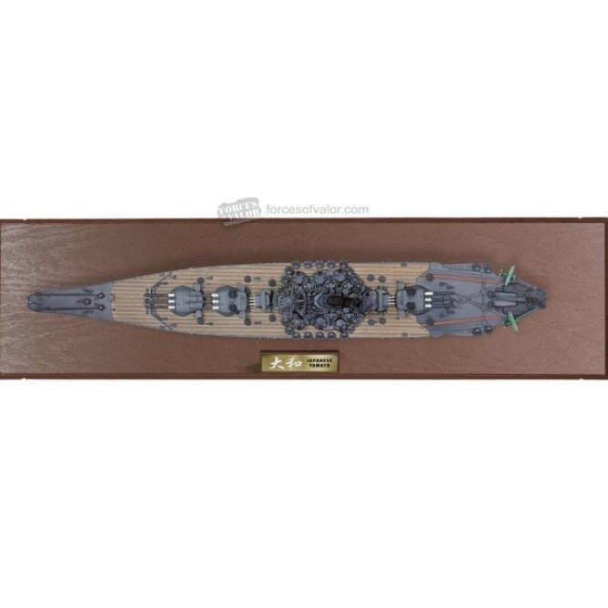 Diecast Kapal Perang Ijn Yamato Full Hull Ship Scale 1/700 By Fov