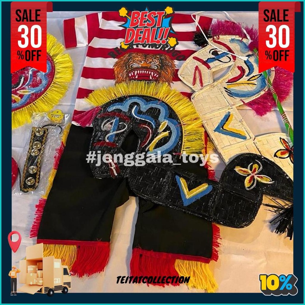 Baju Jaranan Full Set Anak Tk Baju Kuda Lumping Anak Terlaris