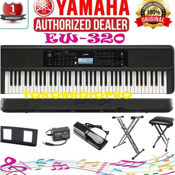 Alat Musik Yamaha Psr Ew310 Ew-310 Ew 310 Keyboard Paket