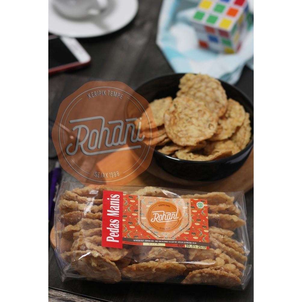 

Terbatas Keripik Tempe Malang Rohani Original Aneka Rasa 165Gr