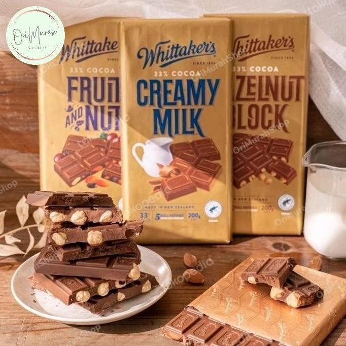 

Promo / Terlaris Coklat Whittakers Dark Ghana Peppermint Milk Almond Gold Hazelnut Fruit Nut Peanut Butter Chocolate Snack Cokelat Import Terbaik