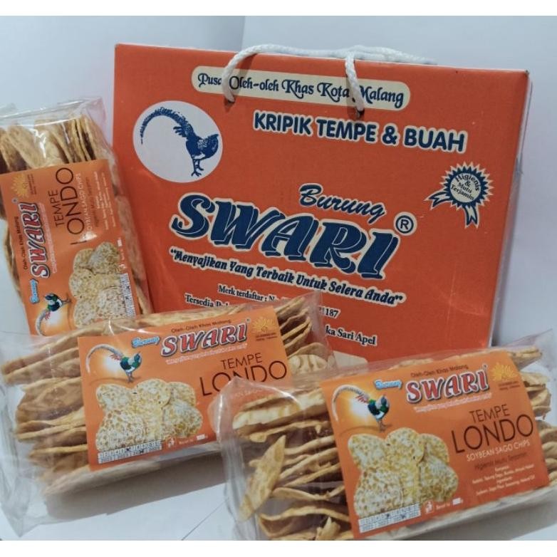 

Diskon Kripik Tempe Sagu Swari Kripik Tempe Londo 100Gram/Keripiktempemalang/Oleh-Olehkhasmalang