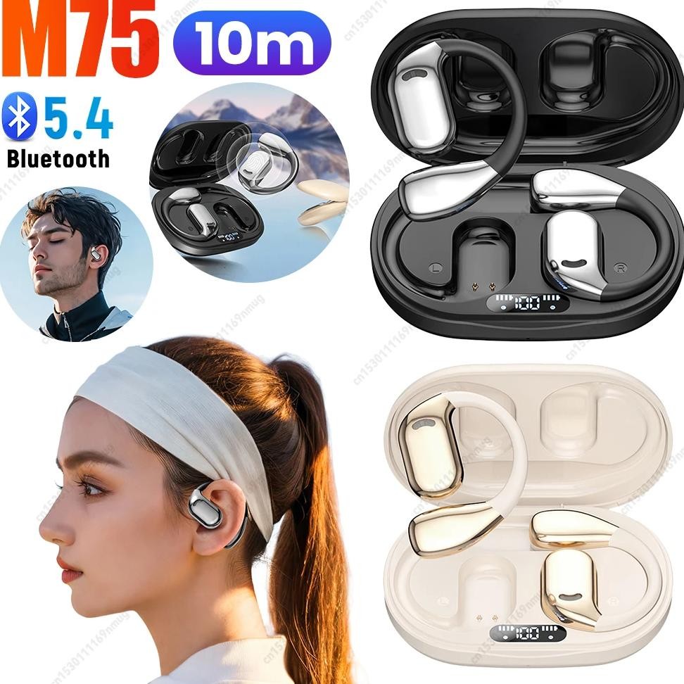 

M75 AI Translation Earphones Real-time Translation Earbuds 144 Languages Travel Study Abroad Translation Earphones