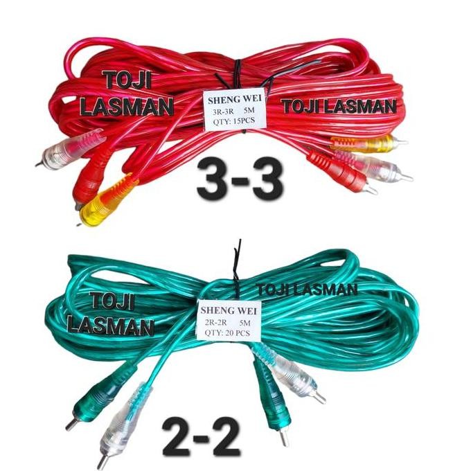 kabel rca 5mtr rca to rca 5meter 5 meter