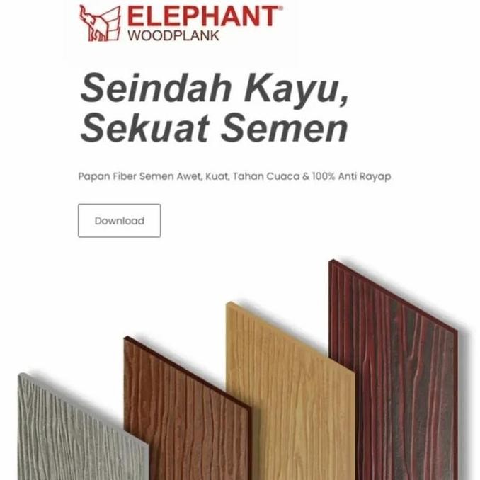 Woodplank Elephant woodplang 20cm x 4 meter Promo